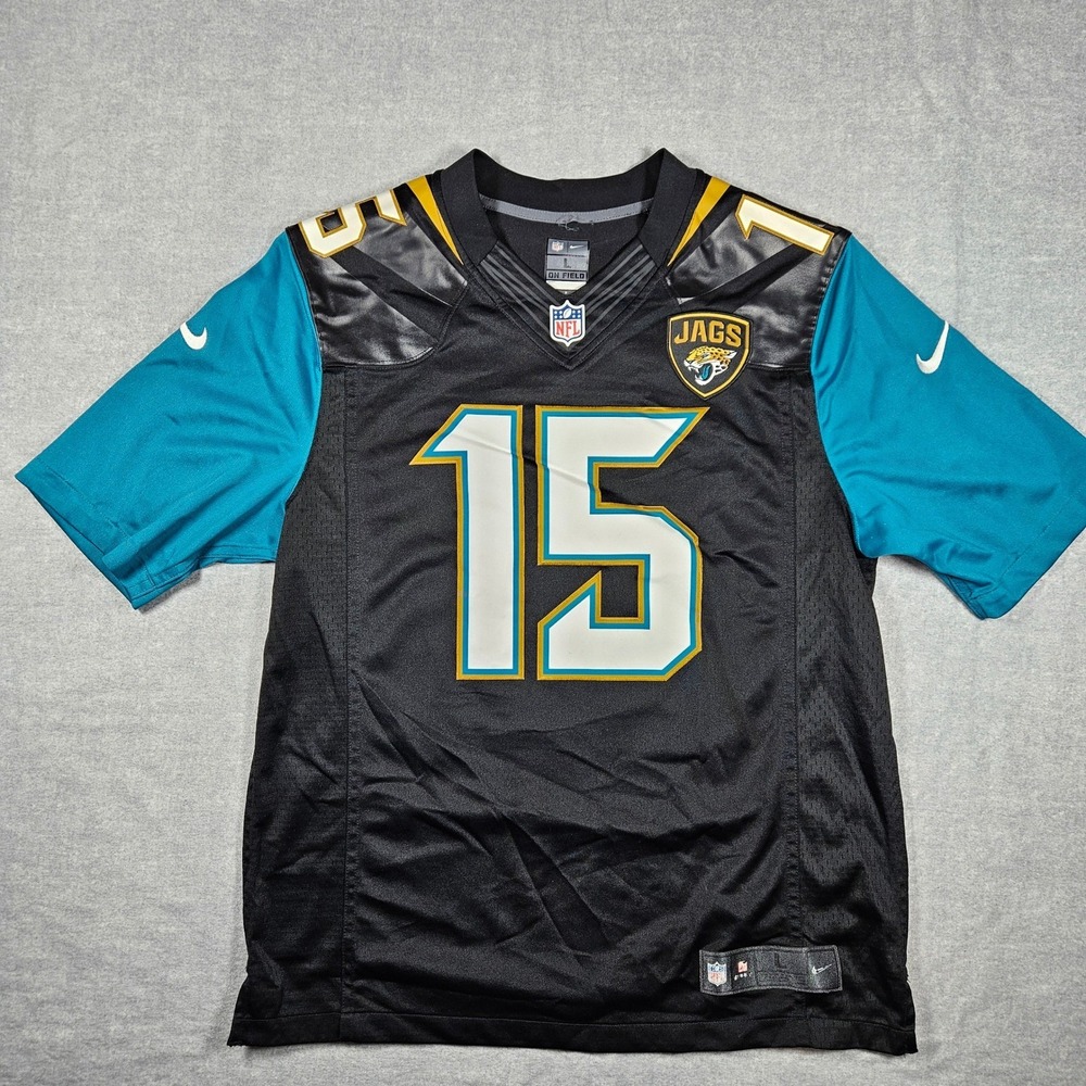 Nike Jacksonville Jaguars Allen Robinson 15 NFL‎ Jersey Mens Large Black Teal